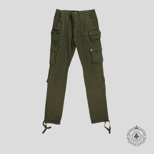Amiri Tactical Cargo Pants in Military Green