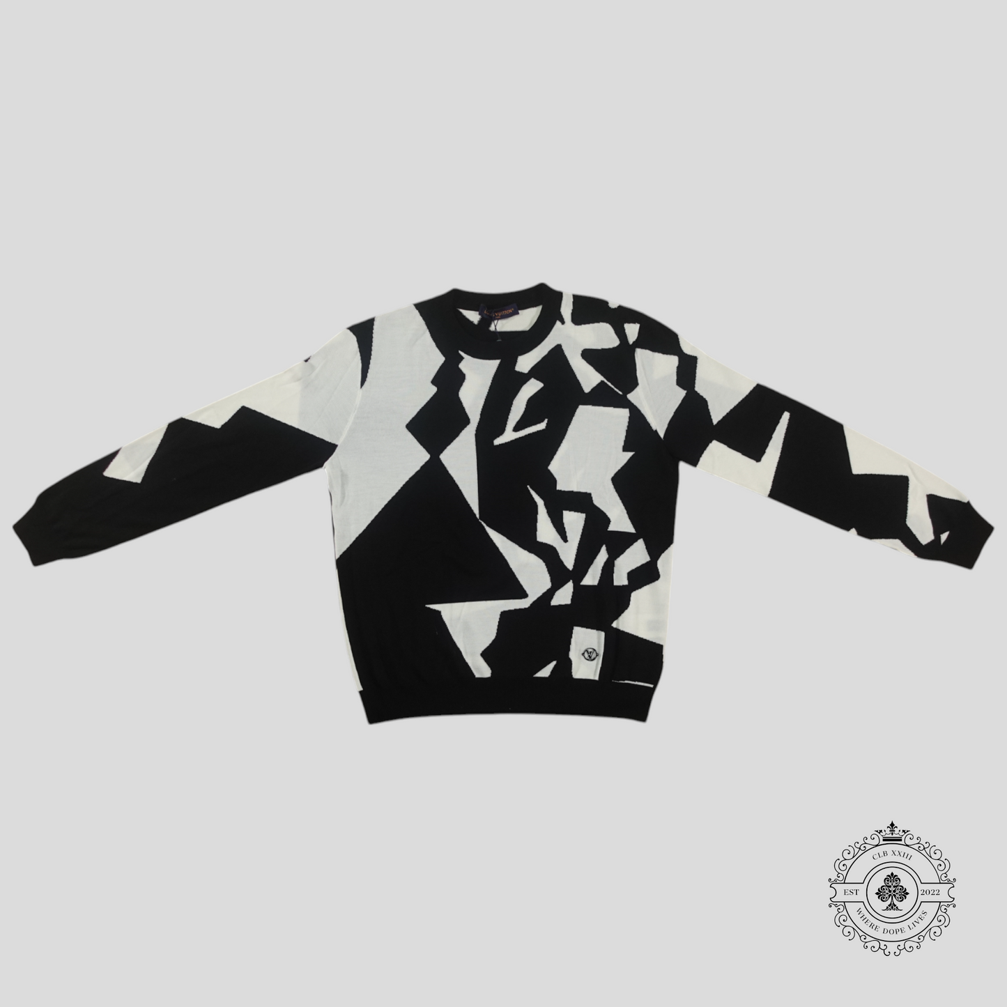 Louis Vuitton LV Houndstooth Sweater in Black