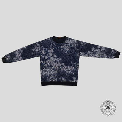 Louis Vuitton Monogram Tapestry Sweatshirt in Blue