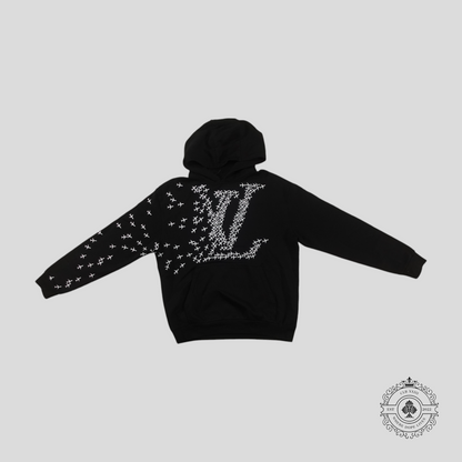 Louis Vuitton LV Planes Printed Hoodie in Black