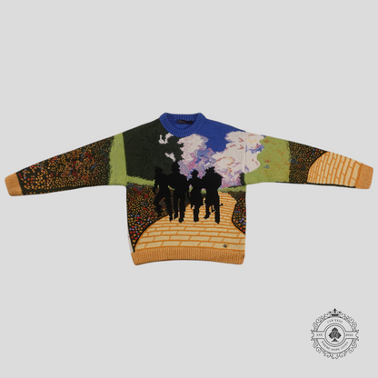 Louis Vuitton Wizard of Oz Brick Road Jacquard Sweater in Multicolor