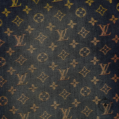 Louis Vuitton Rainbow Monogram Denim Shorts in Dark Wash
