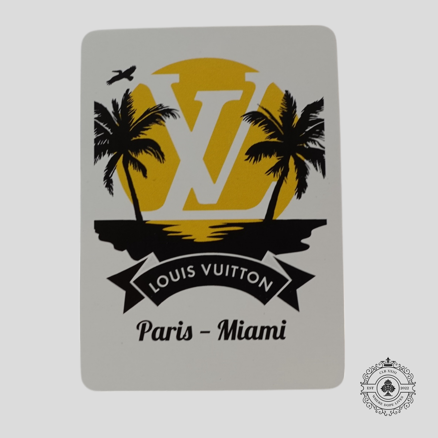 Louis Vuitton Paris To Miami Playing Card Set