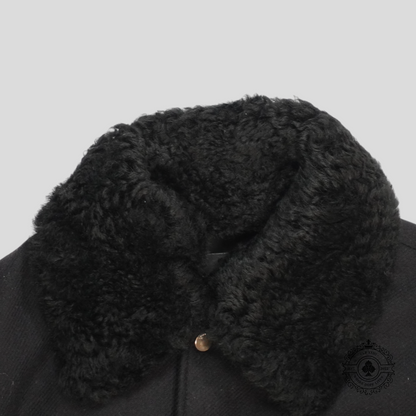 Amiri Always on Point Varsity Jacket in Black
