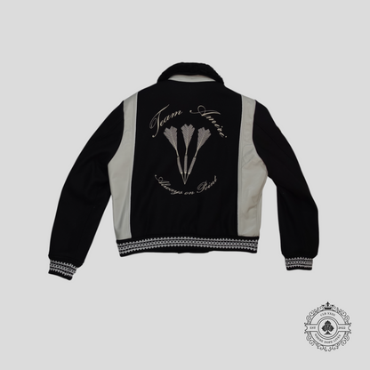 Amiri Always on Point Varsity Jacket in Black