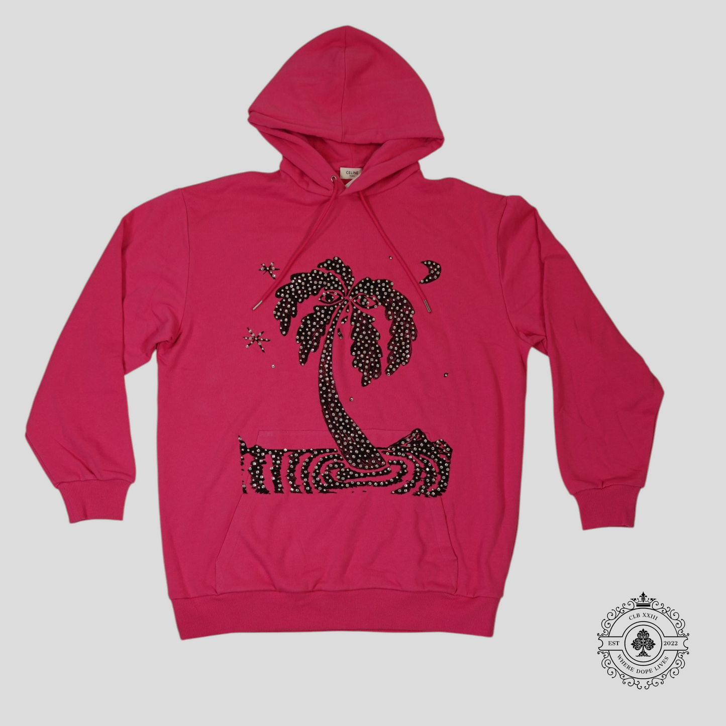 Celine Lost Paradise Hoodie in Pink