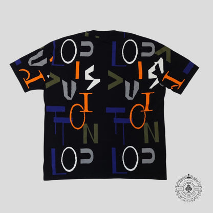 Louis Vuitton LV Electric Intarsia Tee in Black