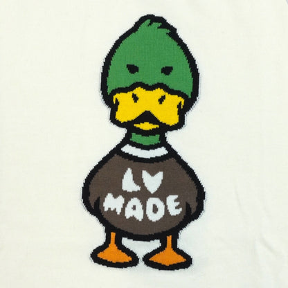 Louis Vuitton X Nigo Duck Short Sleeve Crewneck in Cream