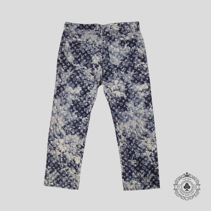 Louis Vuitton Tapestry Jeans in Dark Wash
