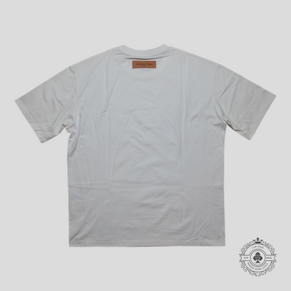 Louis Vuitton Graffiti Logo T-Shirt in White/Multicolor
