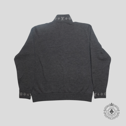 Louis Vuitton Double Faced Knit Wool Travel Blouson in Grey