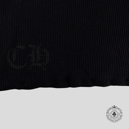 Chrome Hearts Hairy Cross Tank Top in Black