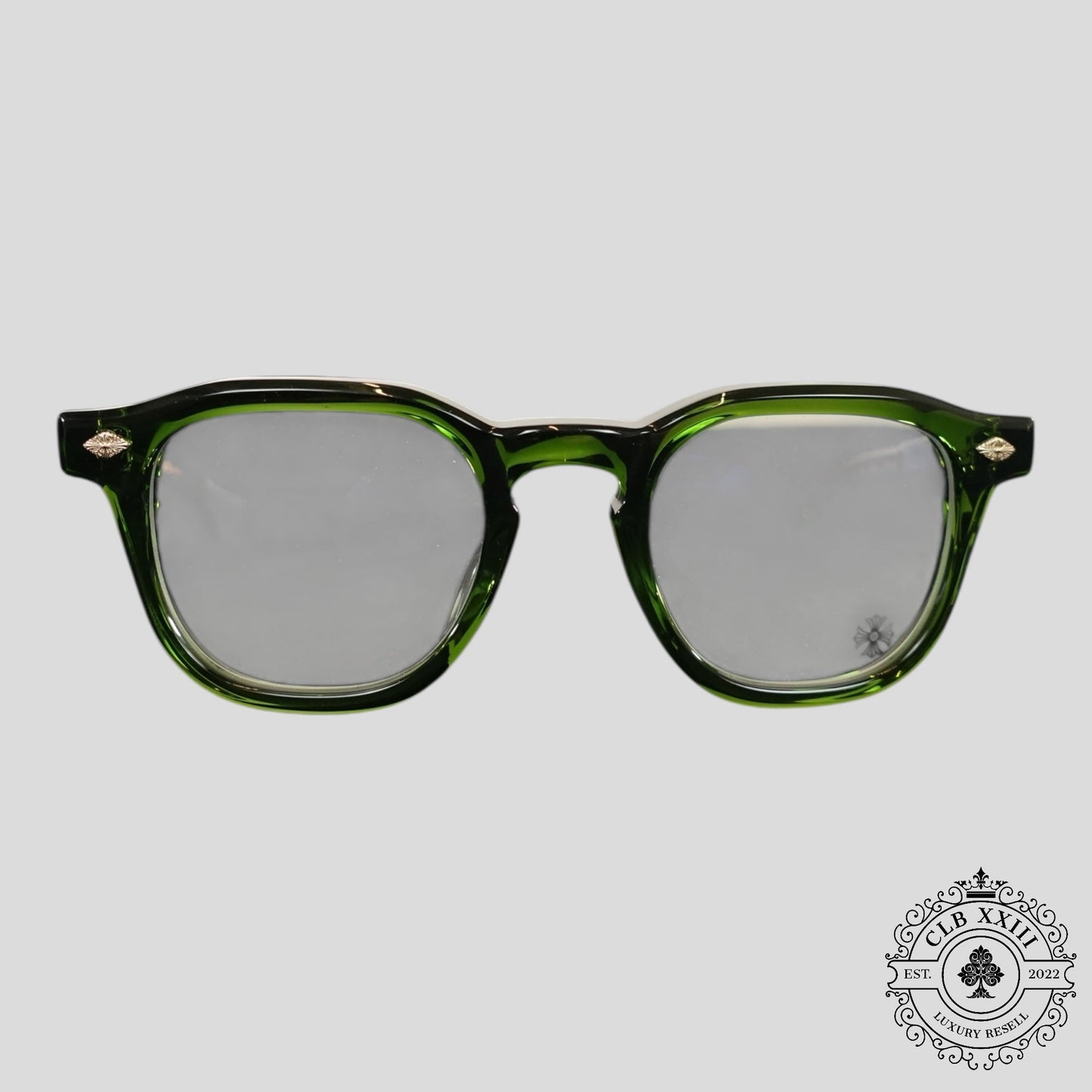 Chrome Hearts Chirp Chirp Glasses in Green