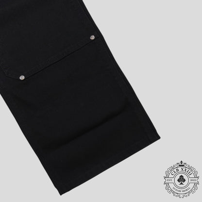 Chrome Hearts Double Knee Carpenter Pants in Black