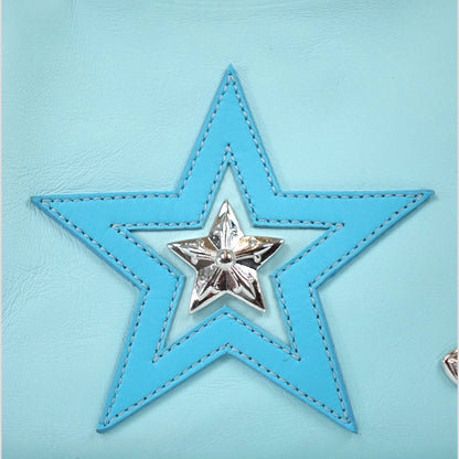 Chrome Hearts Star Patch Nip & Tuck Bag in Blue