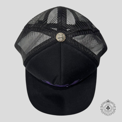 Chrome Hearts St. Barth Exclusive Hat in Black / Purple