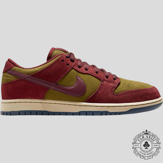 Nike SB Dunk Low Dark Team Red Olive Flak