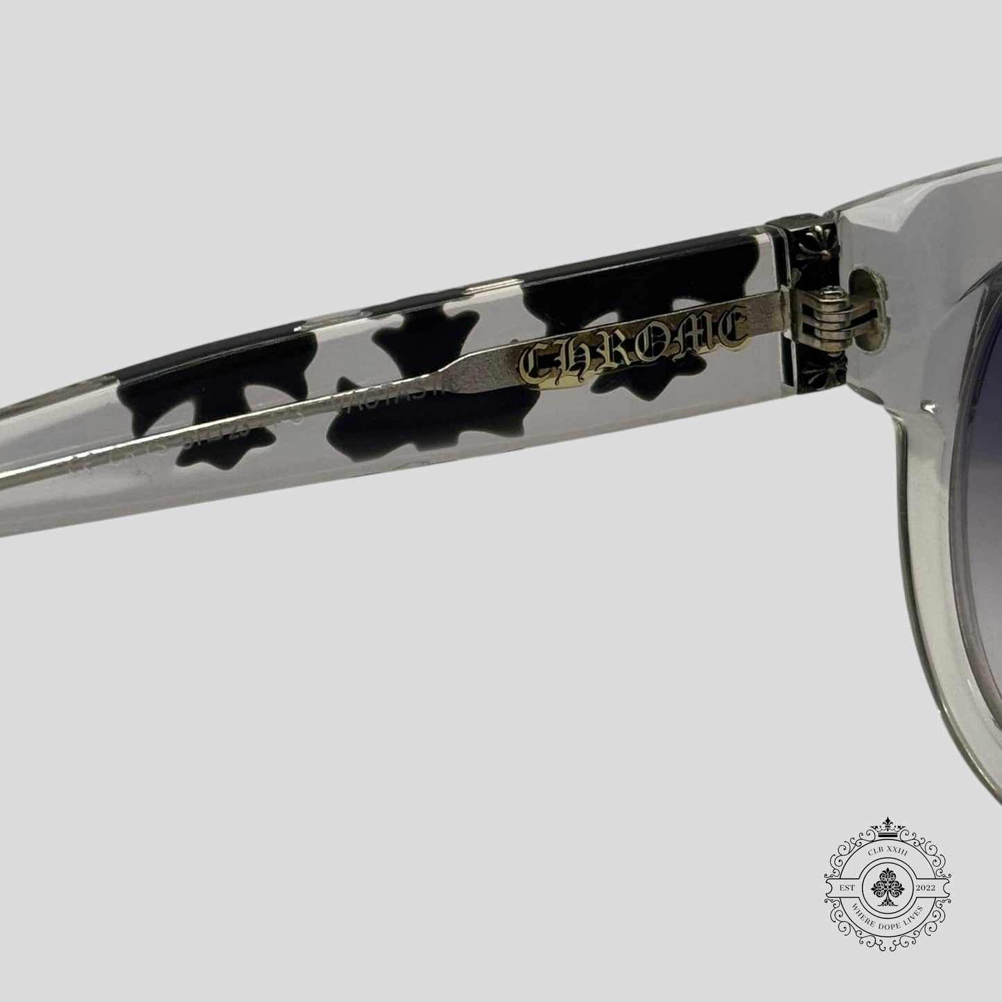 Chrome Hearts Vagtastic Sunglasses in Clear