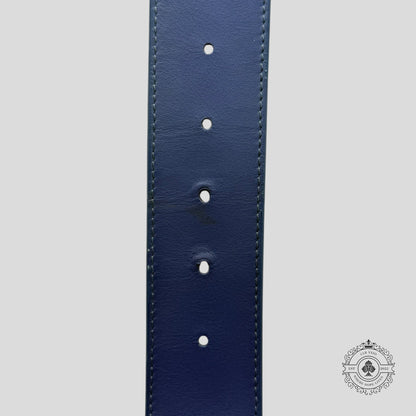 Louis Vuitton LV Initials Reversible Belt in Navy Blue