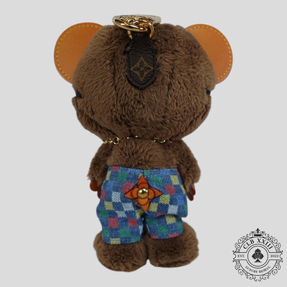 Louis Vuitton LV Bear Bag Charm Blue
