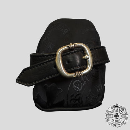 Chrome Hearts Motif Logo Wrist Bag in Black