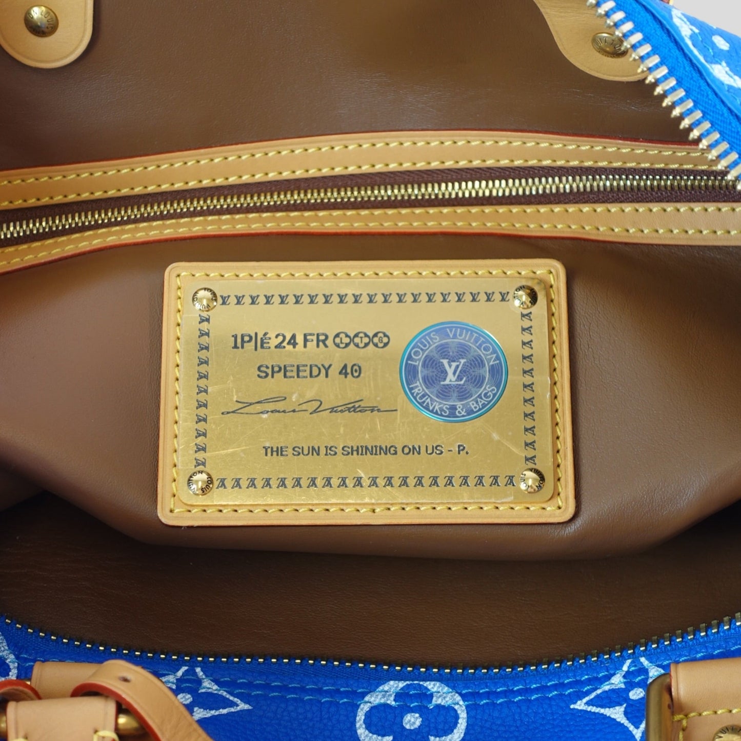 Louis Vuitton Speedy P9 Bandoulière 40 in Blue