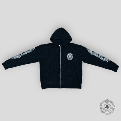 Chrome Hearts Cemetery Zip-Up Hoodie