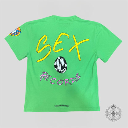 Chrome Hearts Sex Records Tee in Green