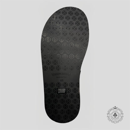 Chrome Hearts Hotel Slipper in Black