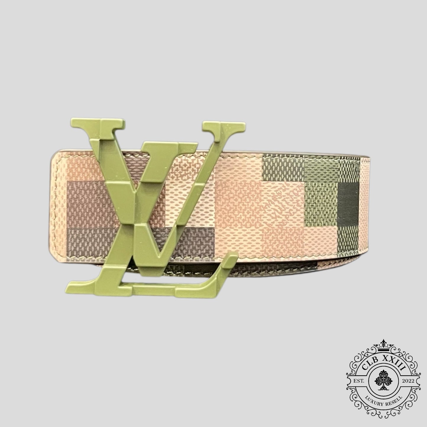 Louis Vuitton LV Mega Pixel 40mm Reversible Belt in Camo