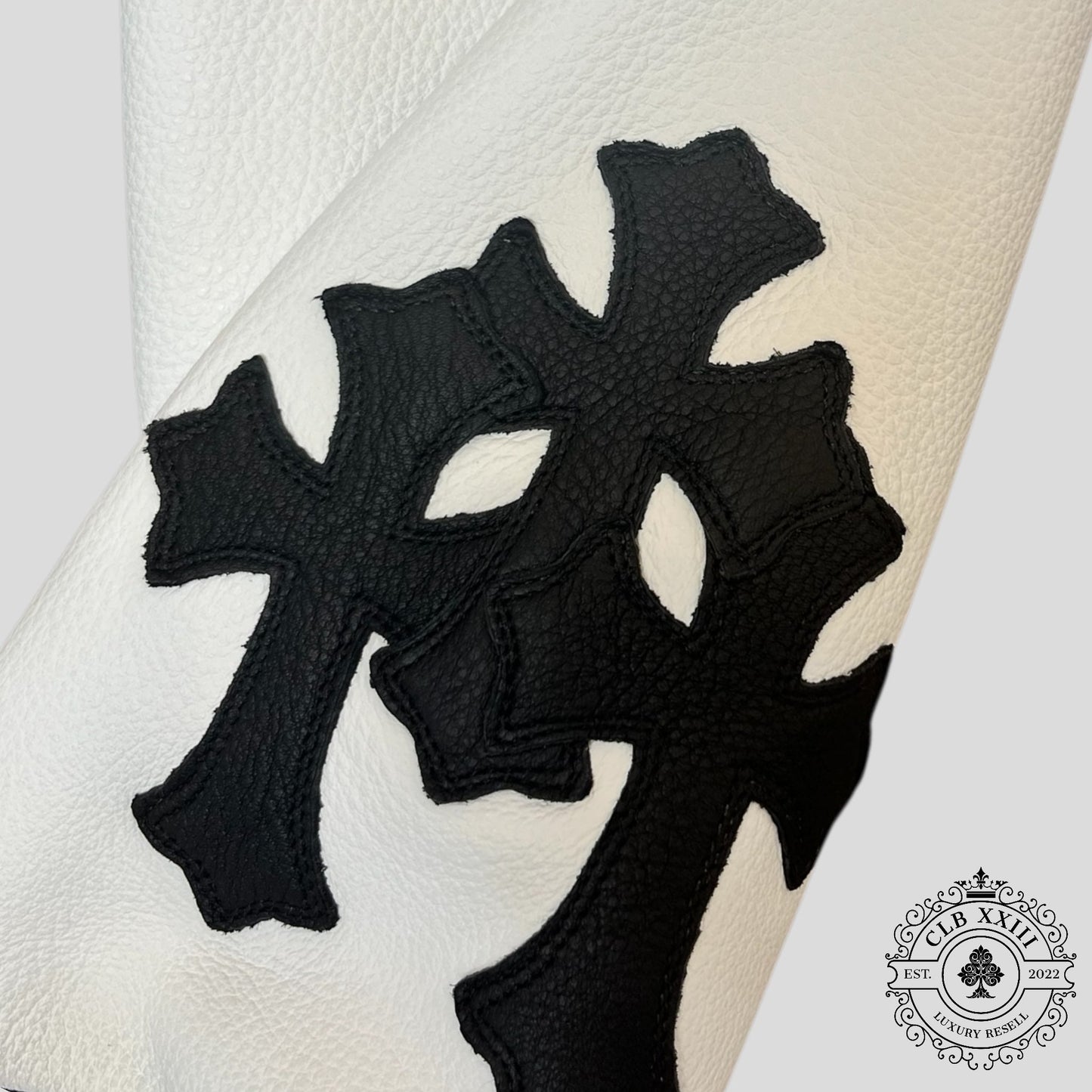 Chrome Hearts Eagle Patch Varsity Jacket in Black