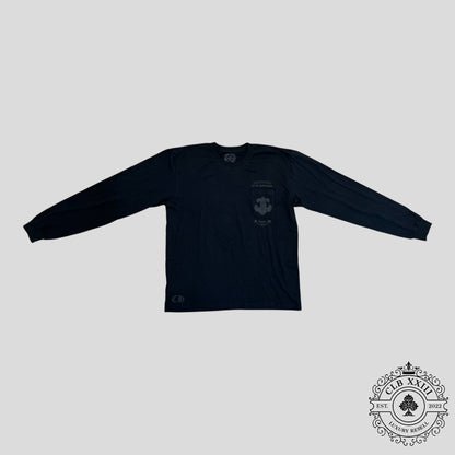 Chrome Hearts Paris Exclusive Long Sleeve Shirt in Black