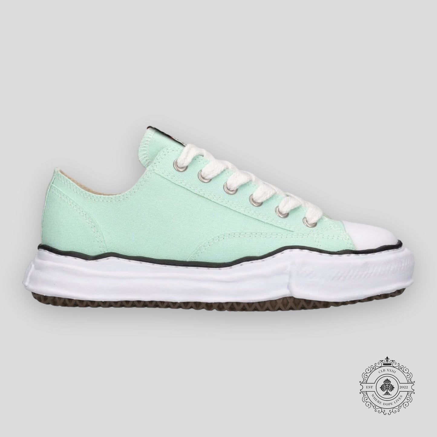 Maison Mihara Yasuhiro Hank OG Sole Canvas Low Light Blue