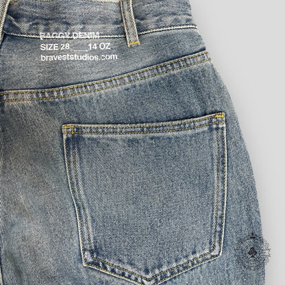 Bravest Studios Baggy Denim Jeans in Light Wash
