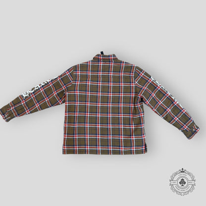 Chrome Hearts Padded Flannel in Brown - Preowned
