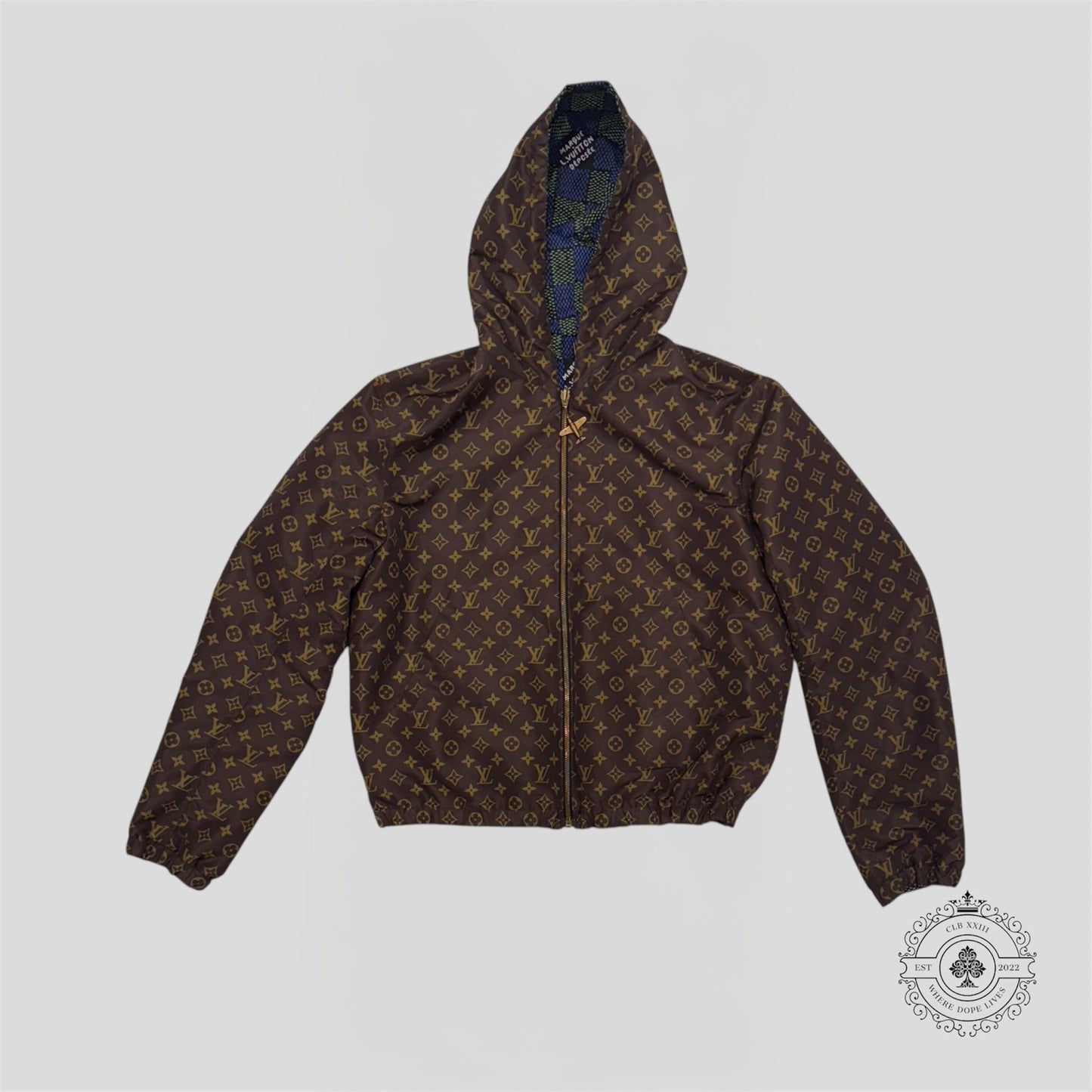 Louis Vuitton Heritage Damier Reversible Windbreaker in Brown