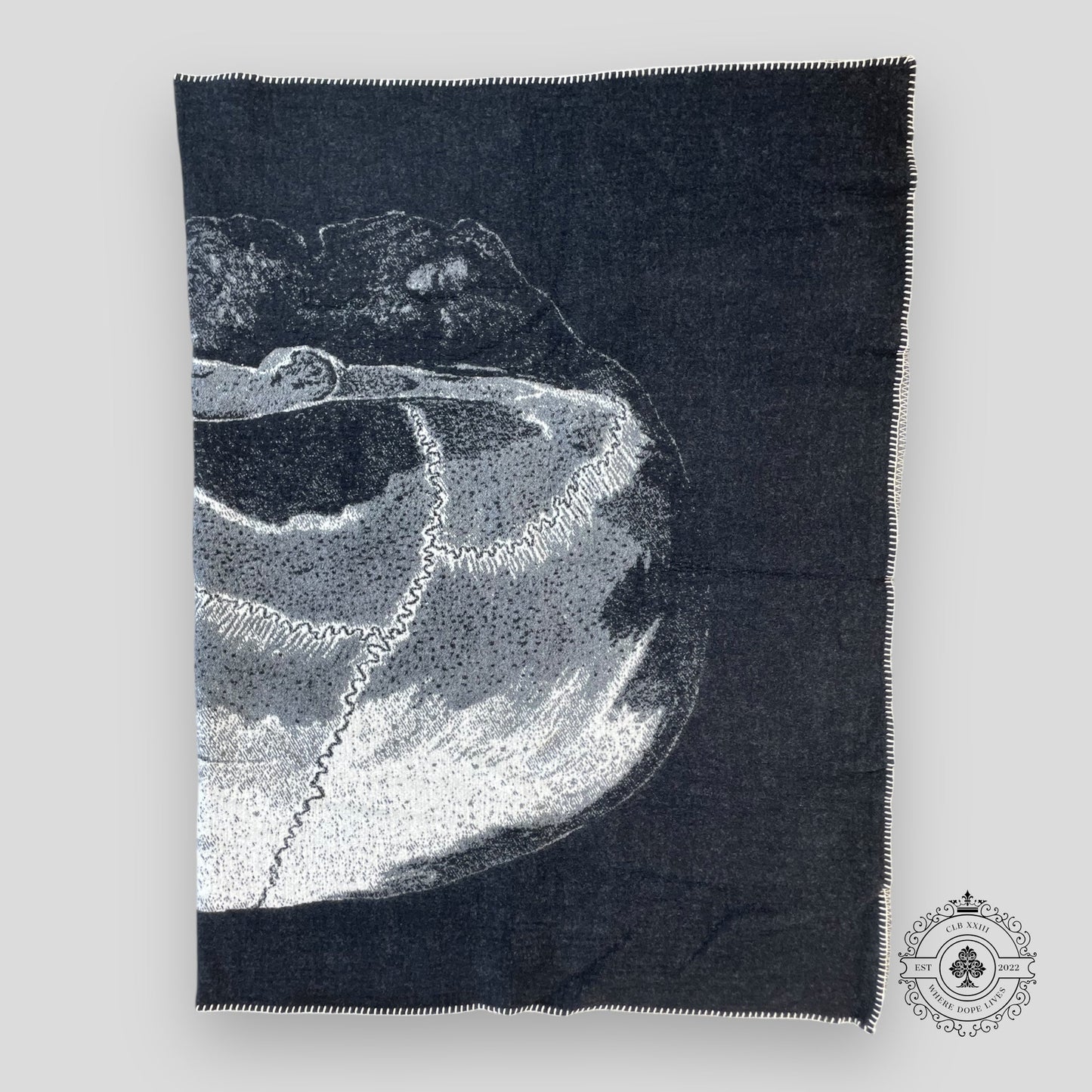 Amiri X Wes Lang Fantasy Blanket in Black