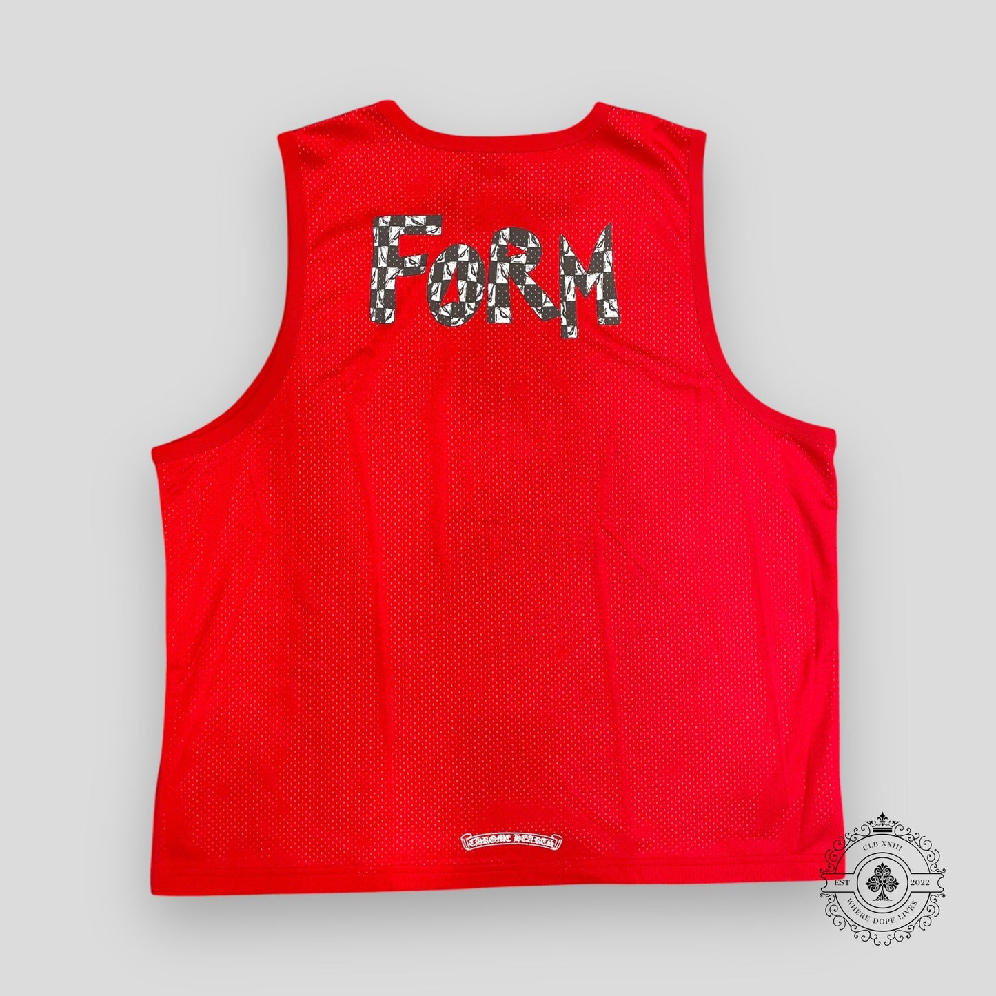 Chrome Hearts Reversible Mesh Team 99 Jersey in Red
