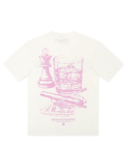 Memory Lane Studded Tee - White