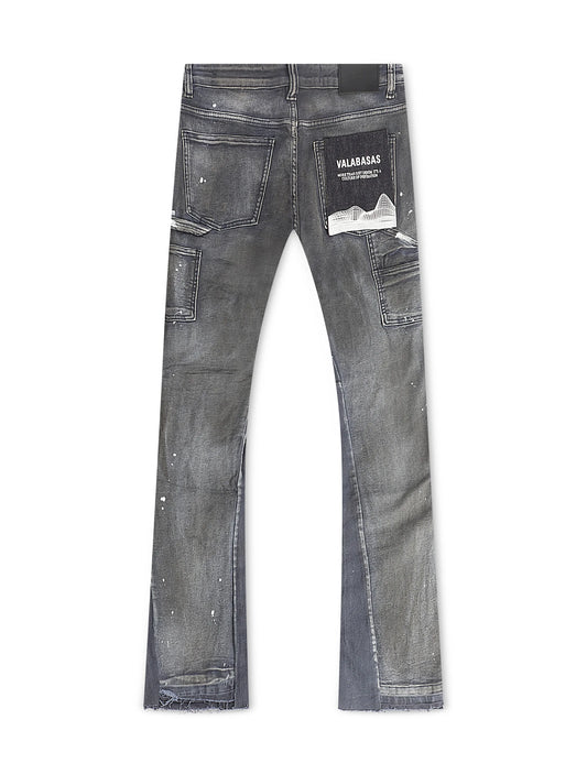 Valabasas Stellar Night Stacked Jeans - Dark Blue