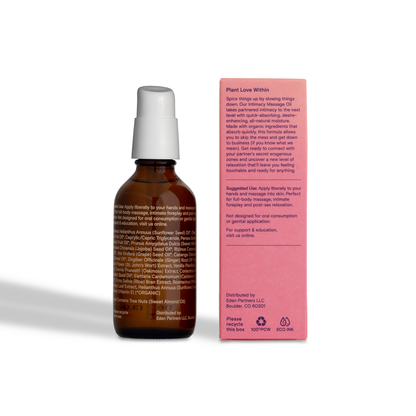Massage Oil with Organic Botanicals