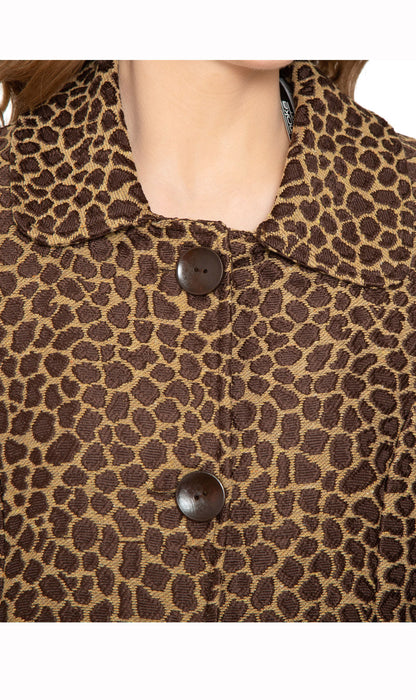 Women's Tapestry Animal Pattern Lined Jacket