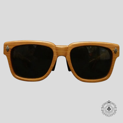 Chrome Hearts Lilith Glasses in Wood/Silver