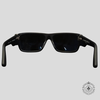 Chrome Hearts Yer Bjorn Again Glasses in Matte Black/Silver