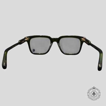 Chrome Hearts Ambidixtrous Sunglasses in Green/Gold