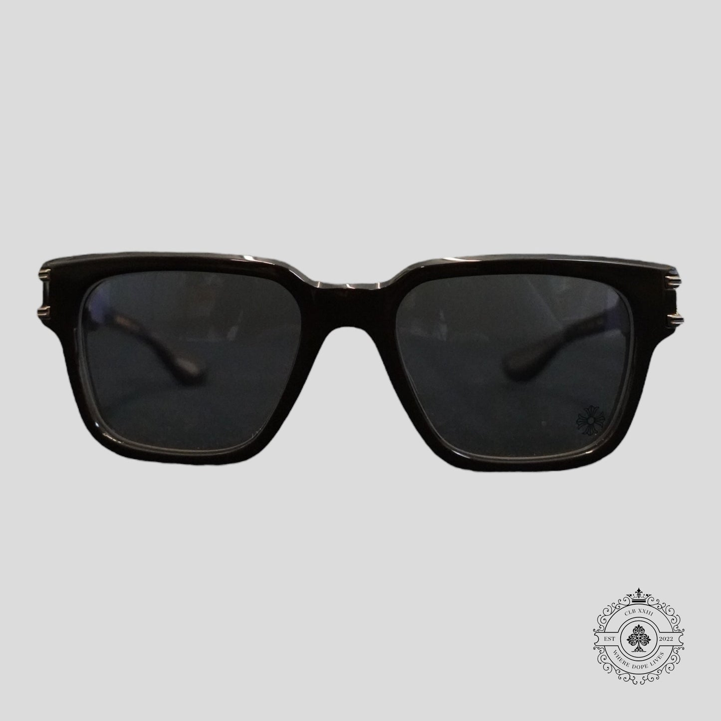 Chrome Hearts Bulge Glasses in Brown/Gold