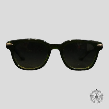 Chrome Hearts Drippin Glasses in Green/Silver