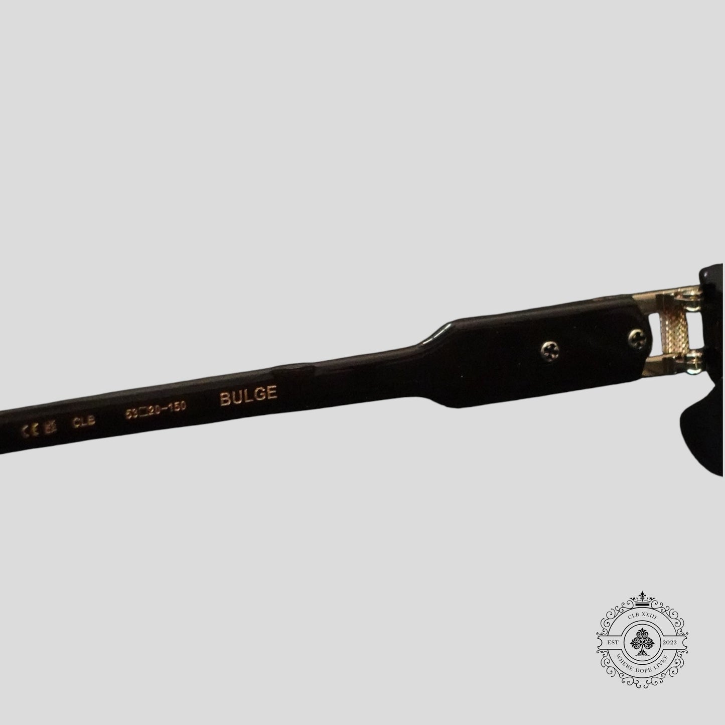 Chrome Hearts Bulge Sunglasses in Brown/Gold