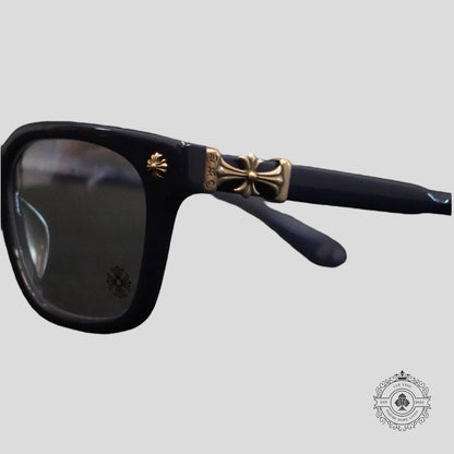 Chrome Hearts Cox Ucker Sunglasses in Blue/Silver