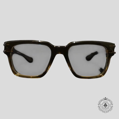 Chrome Hearts Bulge Glasses in Olive/Silver